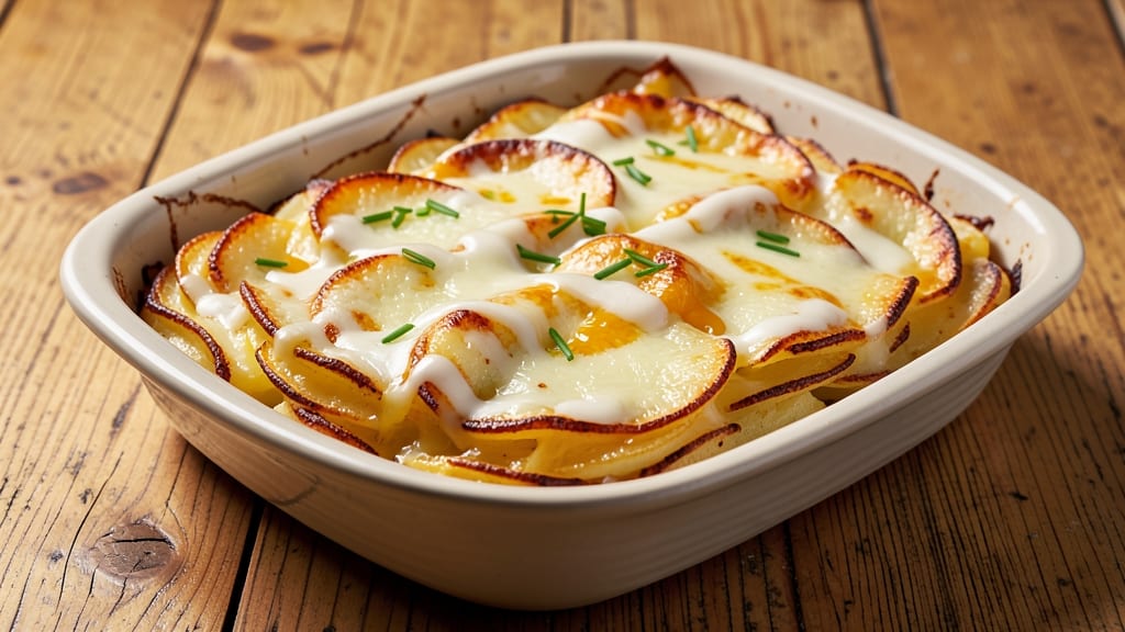 Betty Crocker's Au Gratin Potatoes Recipe: Golden Crisp Crowns Over Creamy Cheese Layers