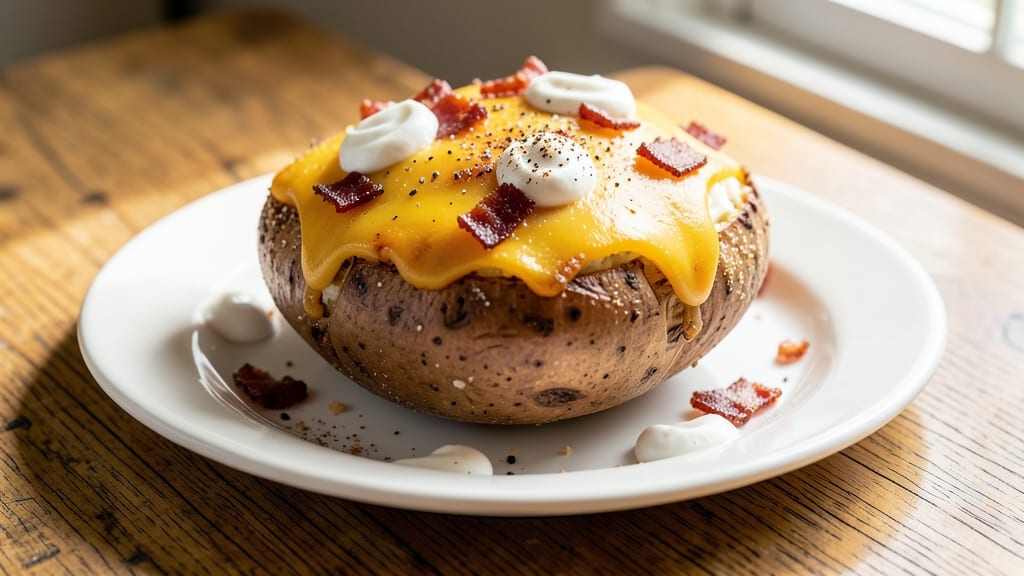 Betty Crocker's Twice-Baked Potato Recipe: Golden Cornmeal Crowns Over Creamy Hearts