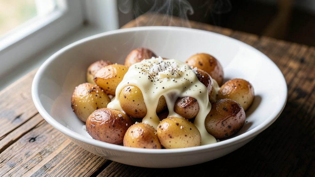 Boiled Potatoes With Butter Recipe: Vinegar-Kissed Crisp Crowns Over Fluffy Hearts