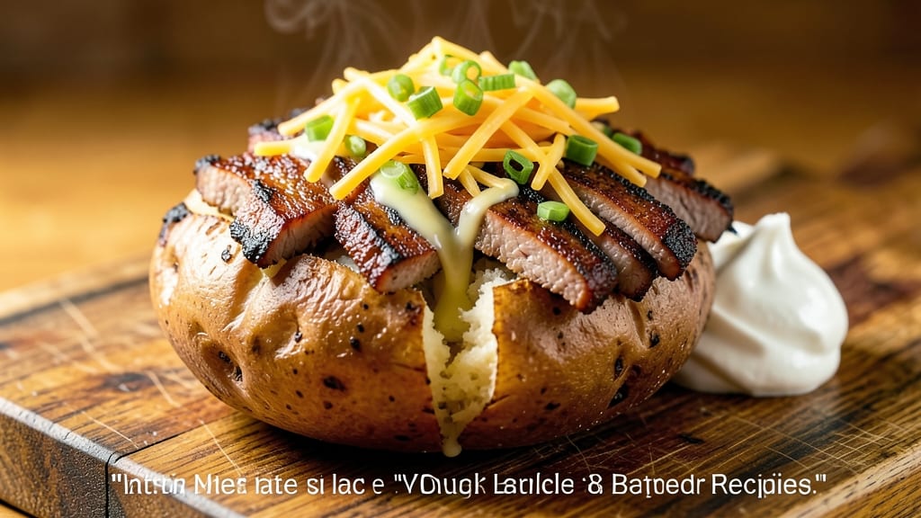 Brisket-Stuffed Baked Potatoes Recipe: Smoky-Meat Stuffed Comfort in 45 Minutes