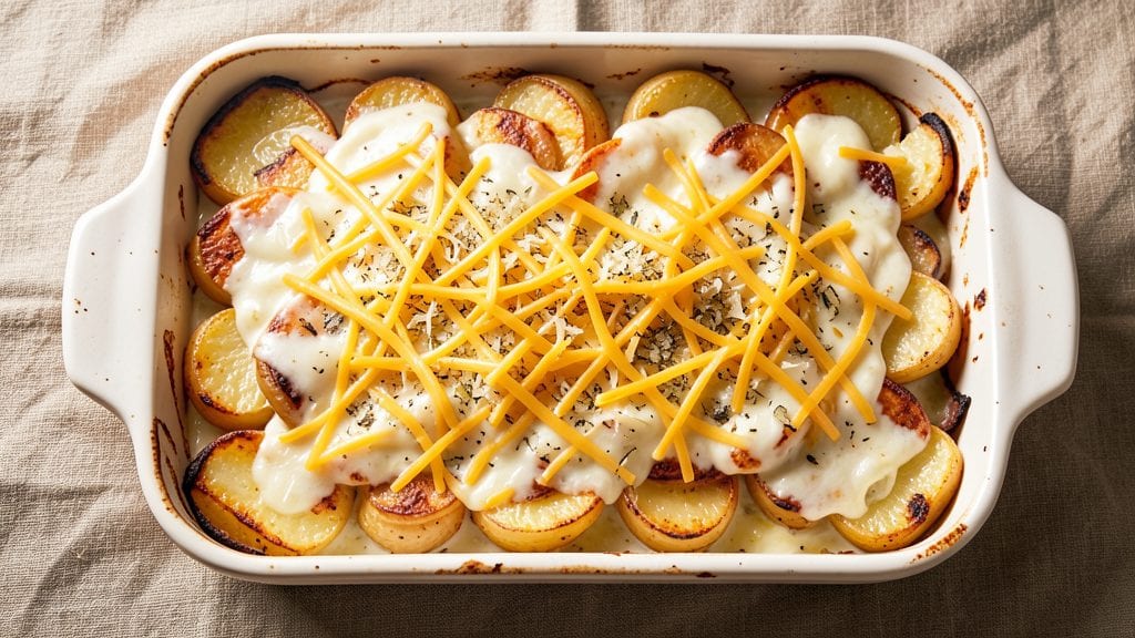 Campbell's Au Gratin Potatoes Recipe: Vinegar-Kissed Crunch Over Melty Cheese
