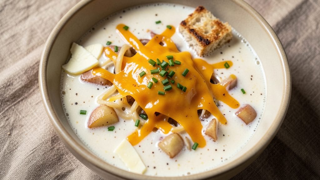 Chili's Baked Potato Soup Copycat Recipe: Cheesy Pull-Apart Crust With Fluffy Pink Hearts