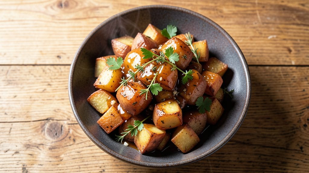 Cooper's Hawk Betty's Potatoes Copycat Recipe: Herb-Infused Roast With Vinegar-Kissed Crunch