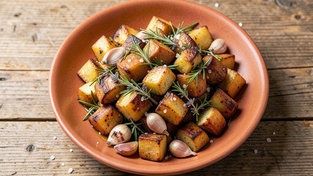 Deanie's Potatoes Recipe: Herb-Infused Roast With Golden Vinegar Glaze
