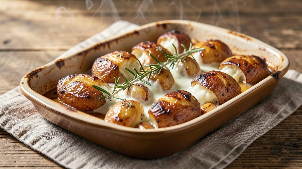 Delmonico's Copycat Potatoes Bake Recipe: Herb-Infused Crisp Crowns Over Creamy Layers