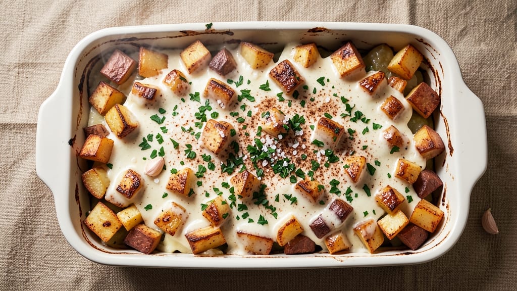 Emeril's Twice-Baked Potato Casserole Recipe: Layered Crisp-Top Magic