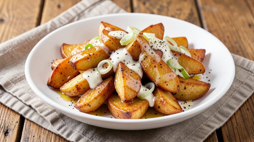 Flemings Potatoes Recipe: Canadian Comfort with Vinegar-Braised Crunch