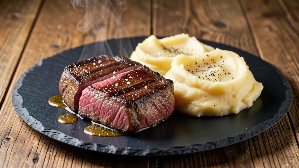 Gordon Ramsay's Steak and Mashed Potatoes Recipe: Seared Crust Meets Ultra-Smooth Spuds