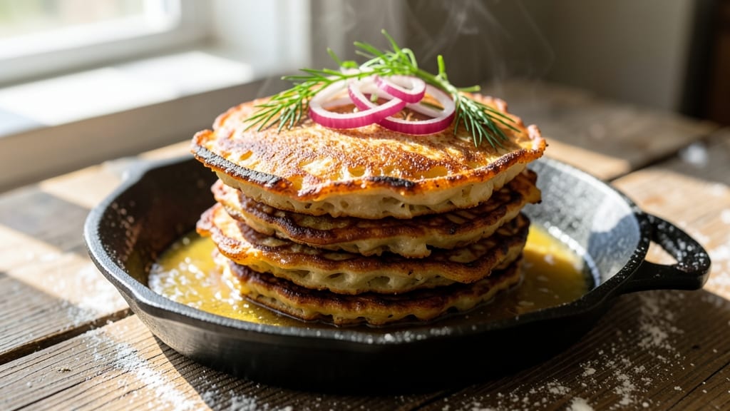 Grandma's Potato Pancake Recipe: Buttery Layers and Crispy Edges