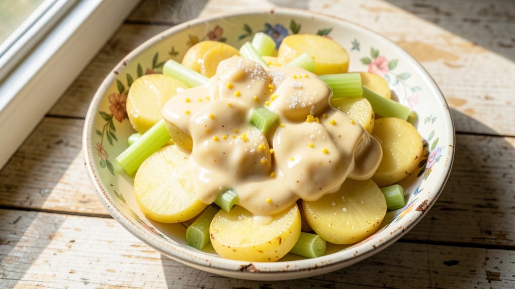 Grandma's Potato Salad Copycat Recipe: Vinegar-Kissed Crunch Meets Creamy Mayonnaise Magic