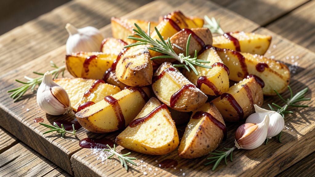 Grecian Potatoes Recipe: Vinegar-Kissed Crisp Wedges With Herby Flavor