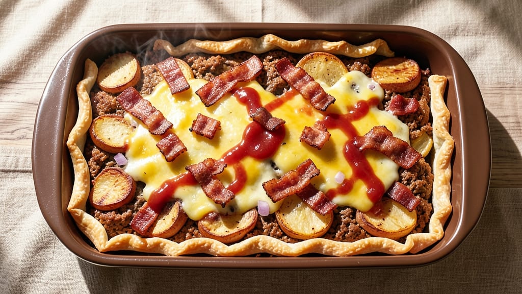 Loaded Potato Meatloaf Casserole Recipe: Crispy Top, Melty Cheese, One-Pan Magic