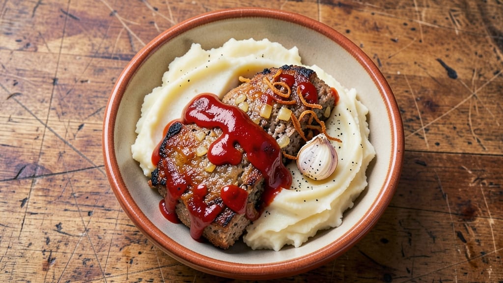 Meatloaf And Mashed Potatoes Recipe: Juicy Loaf Paired With Ultra-Smooth Spuds