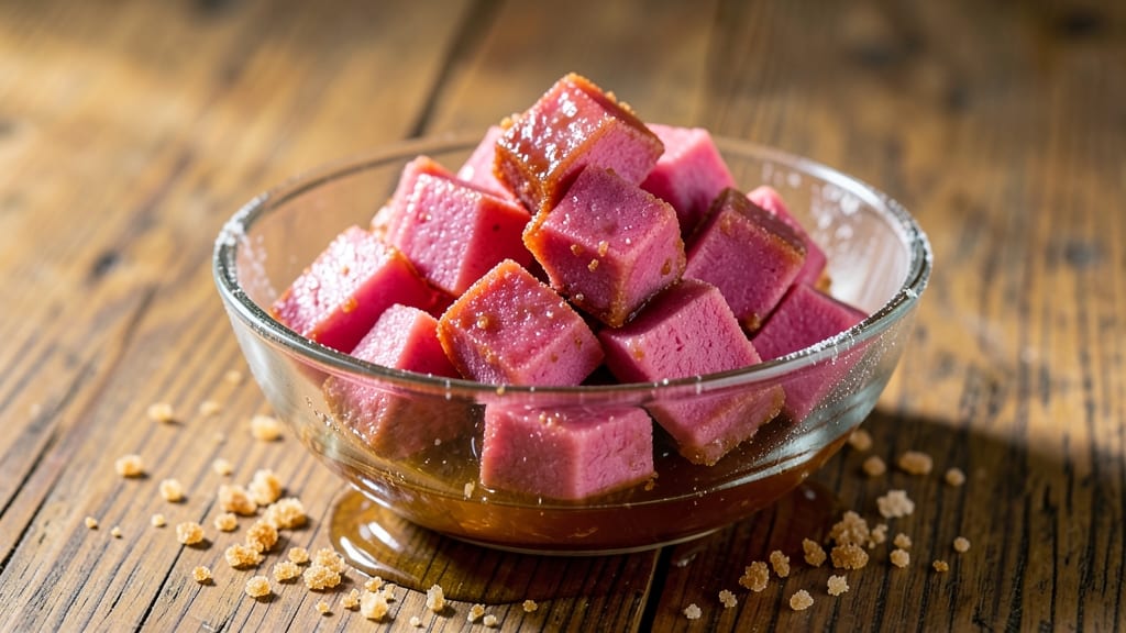 Philadelphia Irish Potato Candy Recipe: Vinegar-Braised Crisp Crowns Over Fluffy Pink Hearts