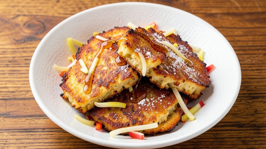 Potato Latkes No Eggs Recipe: Crispy Cornmeal Crusts With Fluffy Interiors