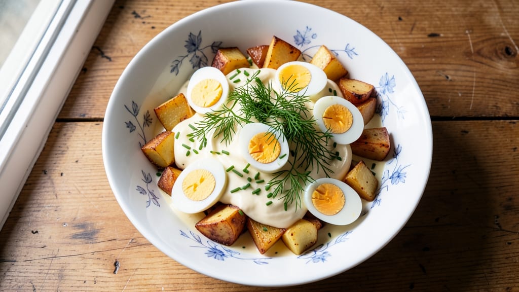 Potato Salad Recipe No Pickles: Herbed Mayonnaise Magic With Crispy Edges