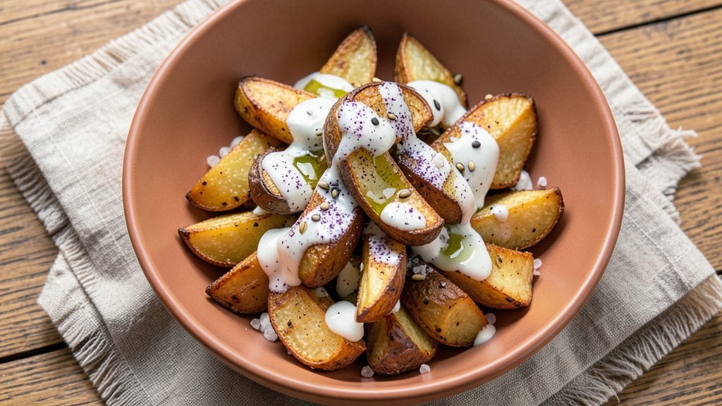 Potato Sslad Recipe: Slovakian Vinegar-Kissed Crispy Wedges