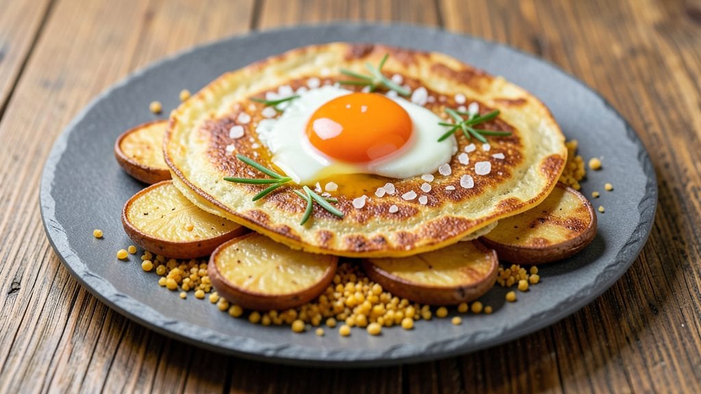 Potato Tortilla Recipe: Crispy Cornmeal Crust Over Silky Centers