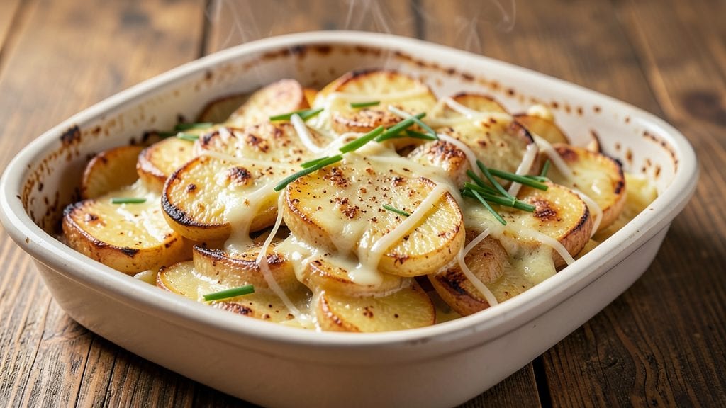 Ruth's Chris Potatoes Au Gratin Copycat Recipe: Layered Cheese Perfection With Vinegar-Kissed Crisp